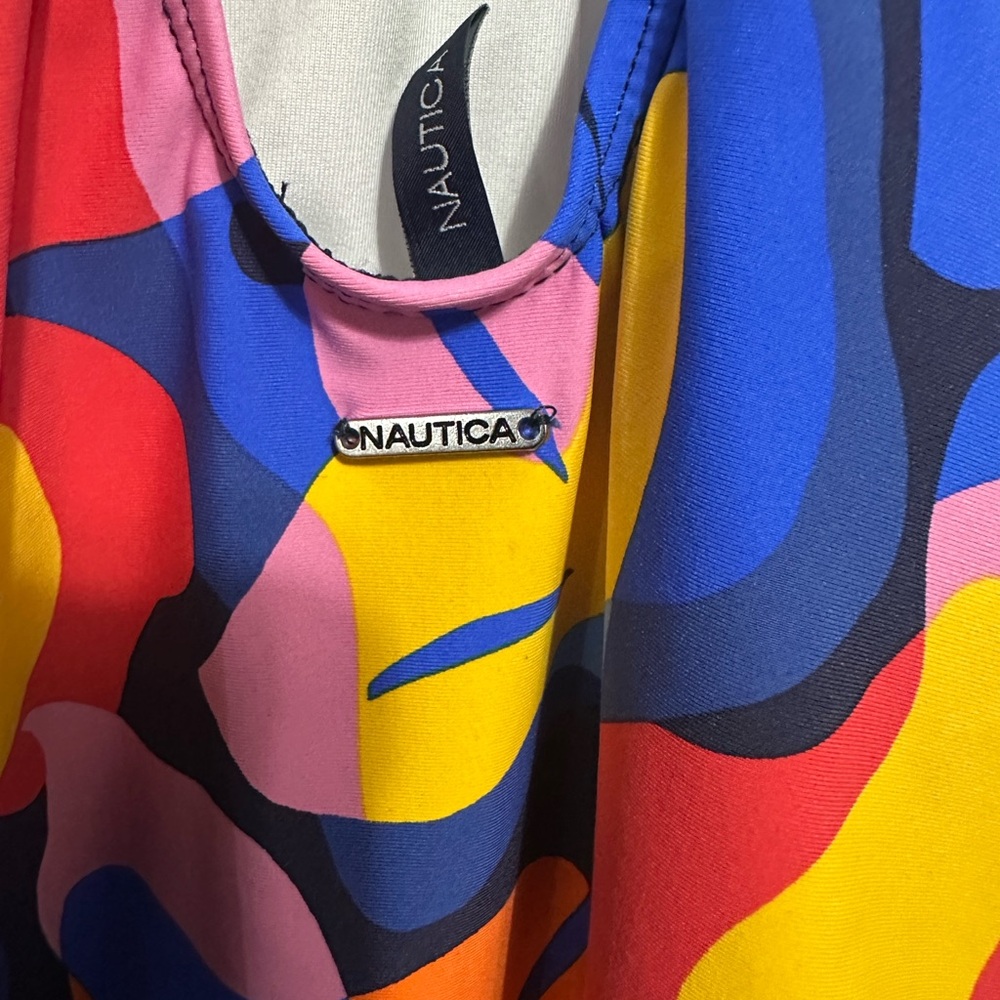 Nautica Multicolor Abstract Swimsuit - Picture 3 of 4
